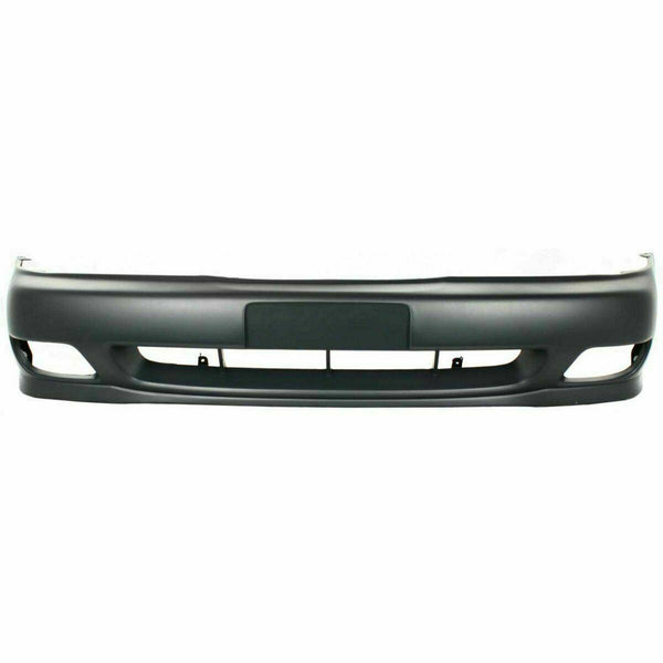 1998-1999 Nissan Sentra Bumper Front Black Xe-Gxe-Gle Models With Fog Lamp Hole