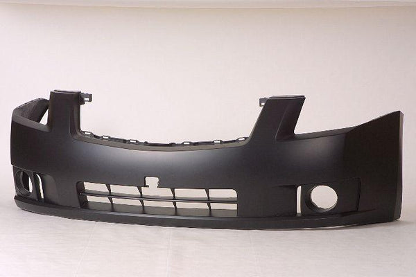 2007-2009 Nissan Sentra Bumper Front Primed 2.0L With Fog Lamp Hole Exclude Sr Model
