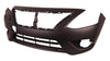 2015-2019 Nissan Versa Sedan Bumper Front Primed With Chrome Moulding Ptm