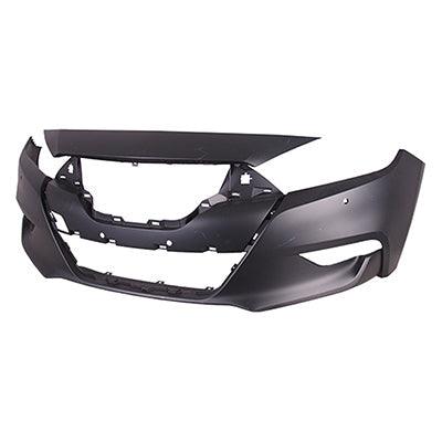 2016-2018 Nissan Maxima Bumper Front Primed With Sensor Hole Capa
