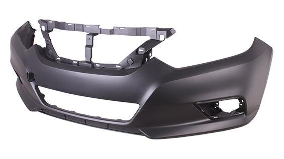 2016-2018 Nissan Altima Sedan Bumper Front Primed Without Sensor Hole Capa