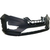 2017-2019 Nissan Rogue Hybrid Bumper Front Primed With Textured Lower/Tow Hook Hole