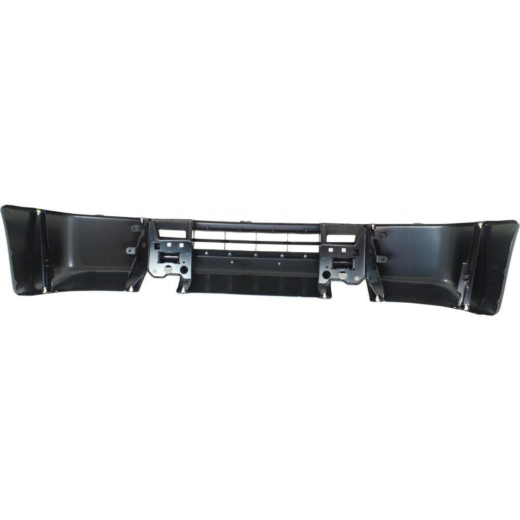 Pare-chocs avant Nissan NV3500 2012-2021, noir, sans feux antibrouillard, acier, NI1002144