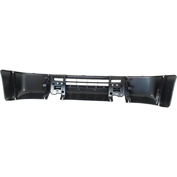 2012-2021 Nissan Nv3500 Bumper Face Bar Front Black Without Fog Lamps Steel