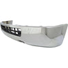 2012-2021 Nissan Nv3500 Bumper Face Bar Front Chrome Without Fog Lamps Steel