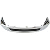 2012-2021 Nissan Nv3500 Bumper Face Bar Front Chrome Without Fog Lamps Steel