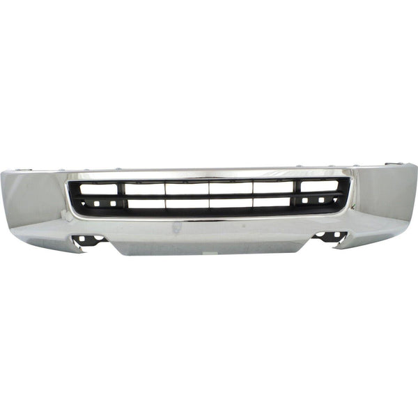 2012-2021 Nissan Nv3500 Bumper Face Bar Front Chrome Without Fog Lamps Steel