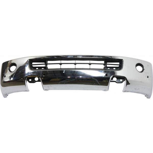 2012-2021 Nissan Nv2500 Bumper Face Bar Front Chrome With Fog Lamps