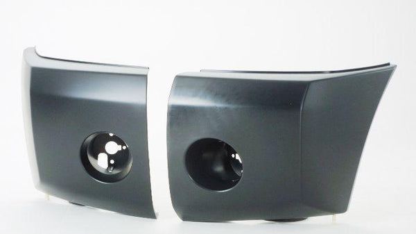 2004 Nissan Pathfinder Bumper Extension Front Driver Side Black With Fog Lamp 