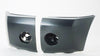 2005-2007 Nissan Armada Bumper Extension Front Driver Side Black With Fog Lamp 