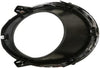 2017-2019 Nissan Qashqai Fog Lamp Bezel Front Driver Side Textured Black With Chrome Finish