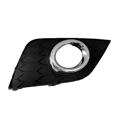 Enjoliveur de feu antibrouillard avant droit pour Nissan Sentra 2016-2019, noir mat/chrome, NI1039143U - Hunt Parts