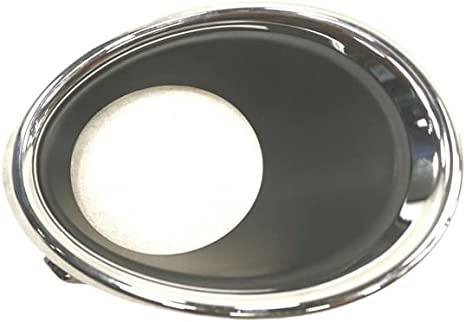 Enjoliveur de feu antibrouillard avant côté passager pour Nissan Qashqai 2017-2019, noir texturé avec finition chromée, NI1039156