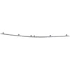 2015-2019 Nissan Versa Sedan Bumper Moulding Front Chrome