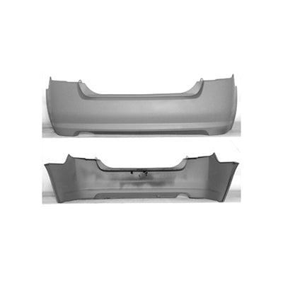 2007-2012 Nissan Sentra Bumper Rear Primed 2.5L For Se/Se-R Model Capa