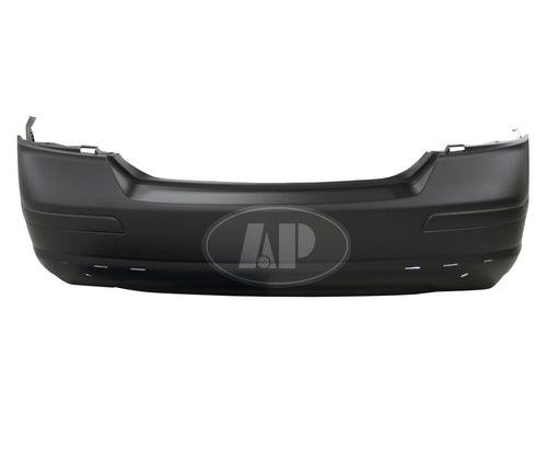 Pare-chocs arrière Nissan Versa 2008-2009 avec trou pour aileron, apprêté, berline, NI1100259