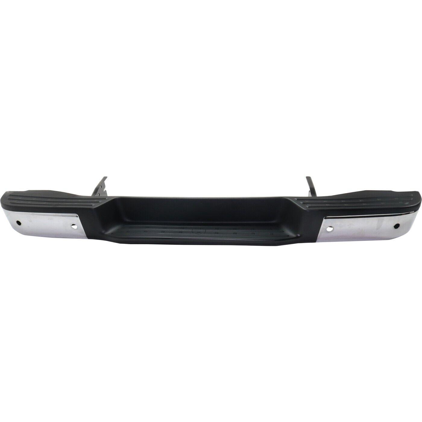Marchepied de pare-chocs arrière Nissan NV3500 2012-2021 chromé avec capteur en acier, NI1102159