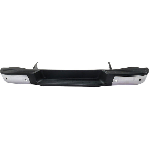 2012-2021 Nissan Nv3500 Bumper Step Face Bar Rear Chrome With Sensor Steel