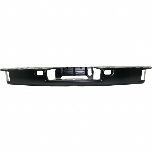 2017-2019 Nissan Titan Bumper Step Face Bar Rear Black For Use With Plastic Cover