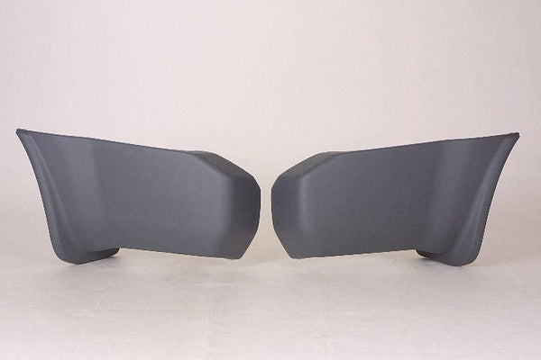 2000-2004 Nissan Xterra Bumper End Rear Driver Side Matt Gray Textured