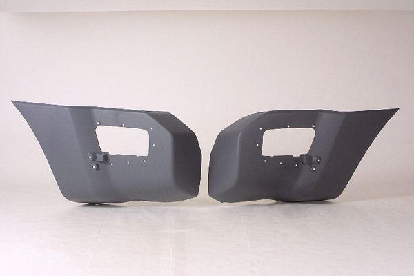 2005-2015 Nissan Xterra Bumper End Rear Passenger Side Matte-Gray Textured