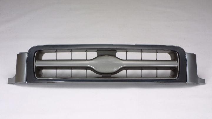 Calandre Nissan Pathfinder 1998-2001, modèle Xe, couleur argent, à partir de décembre 1998, NI1200187