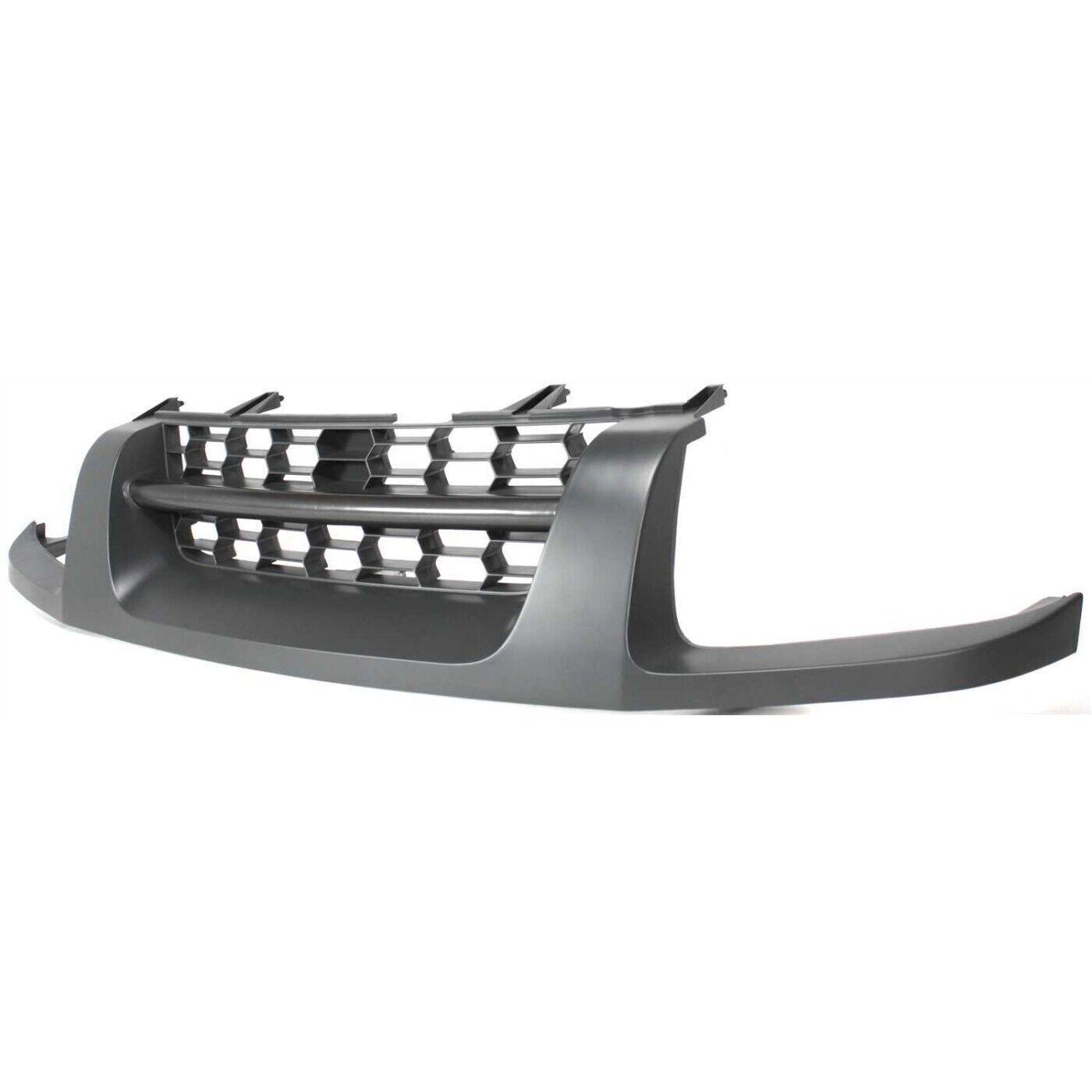 Calandre Nissan Xterra 2002-2004 SE avec moulure grise, noir mat, NI1200198