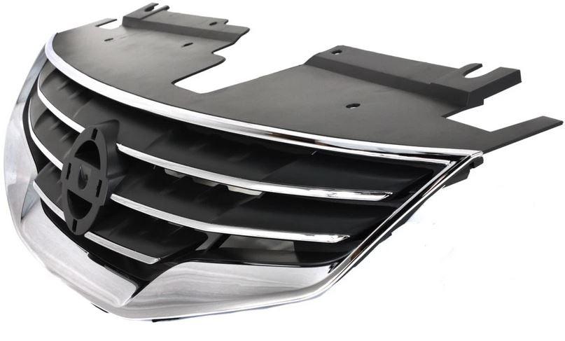 Calandre Nissan Altima Sedan 2010-2012 Chrome/Gris foncé, NI1200236