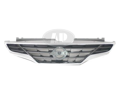 2010-2013 Nissan Altima Coupe Grille Chrome/Black