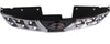 2011-2013 Nissan Rogue Grille Chrome/Black Without Camera Exclude Krom Pkg