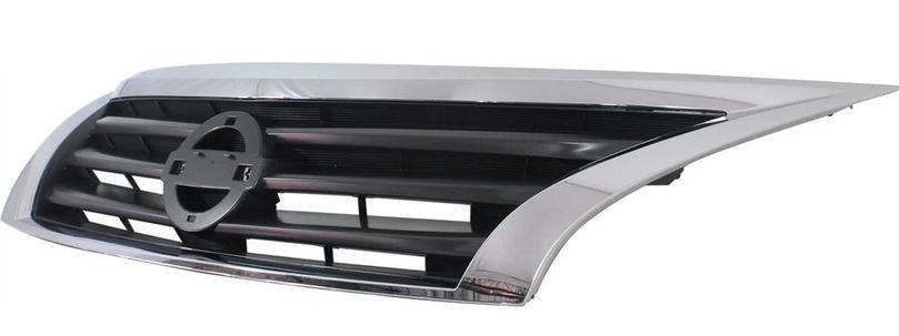 Calandre Nissan Altima Sedan 2013-2015 noire avec chrome à l'avant, NI1200250