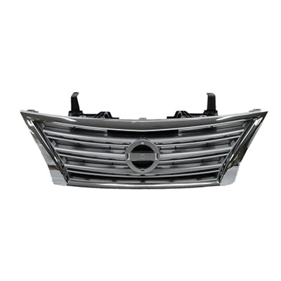 Calandre Nissan Sentra 2013-2015 chromée/argentée, NI1200252U - Hunt Parts