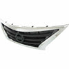 2015-2019 Nissan Versa Sedan Grille Chrome/Black