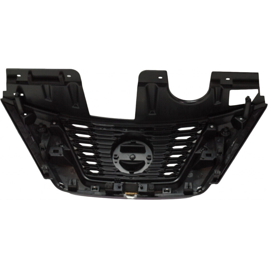 Calandre brillante noire avec moulure chromée pour Nissan Rogue 2017-2019 (caméra incluse, pack SV Premium sans régulateur de vitesse adaptatif), référence NI1200281U - Hunt Parts