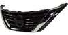 2016-2018 Nissan Altima Sedan Grille Upper Ptd Silver Gray With Chrome Moulding