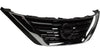 Grille Upper Nissan Altima 2016-2018 Ptd Silver Gray With Chrome Moulding , Ni1200283U