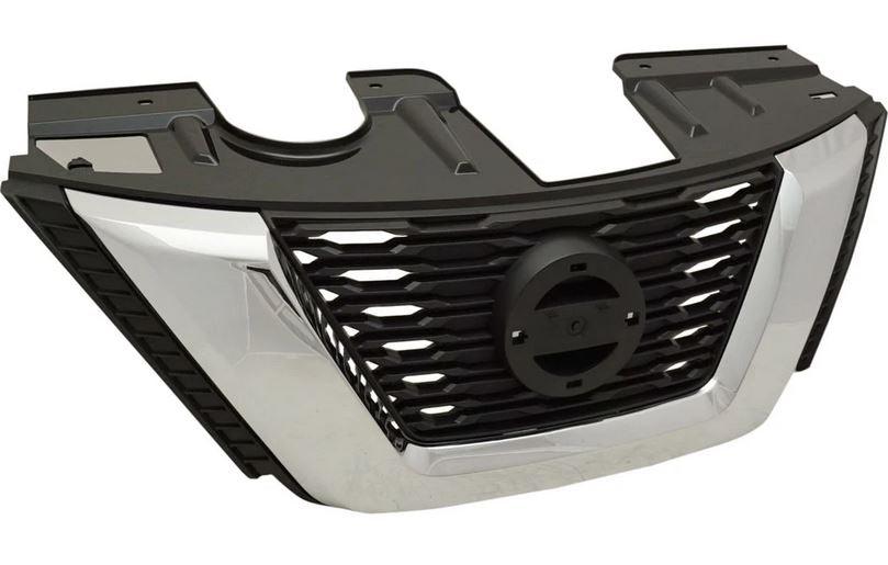 Calandre Nissan Rogue 2017-2018 Noir mat sans caméra, fabriquée aux États-Unis/Corée en 2017-2018/Japon en 2017, NI1200285