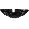 2017-2018 Nissan Rogue Sport Grille Ptd Black With Chrome Moulding Without Camera