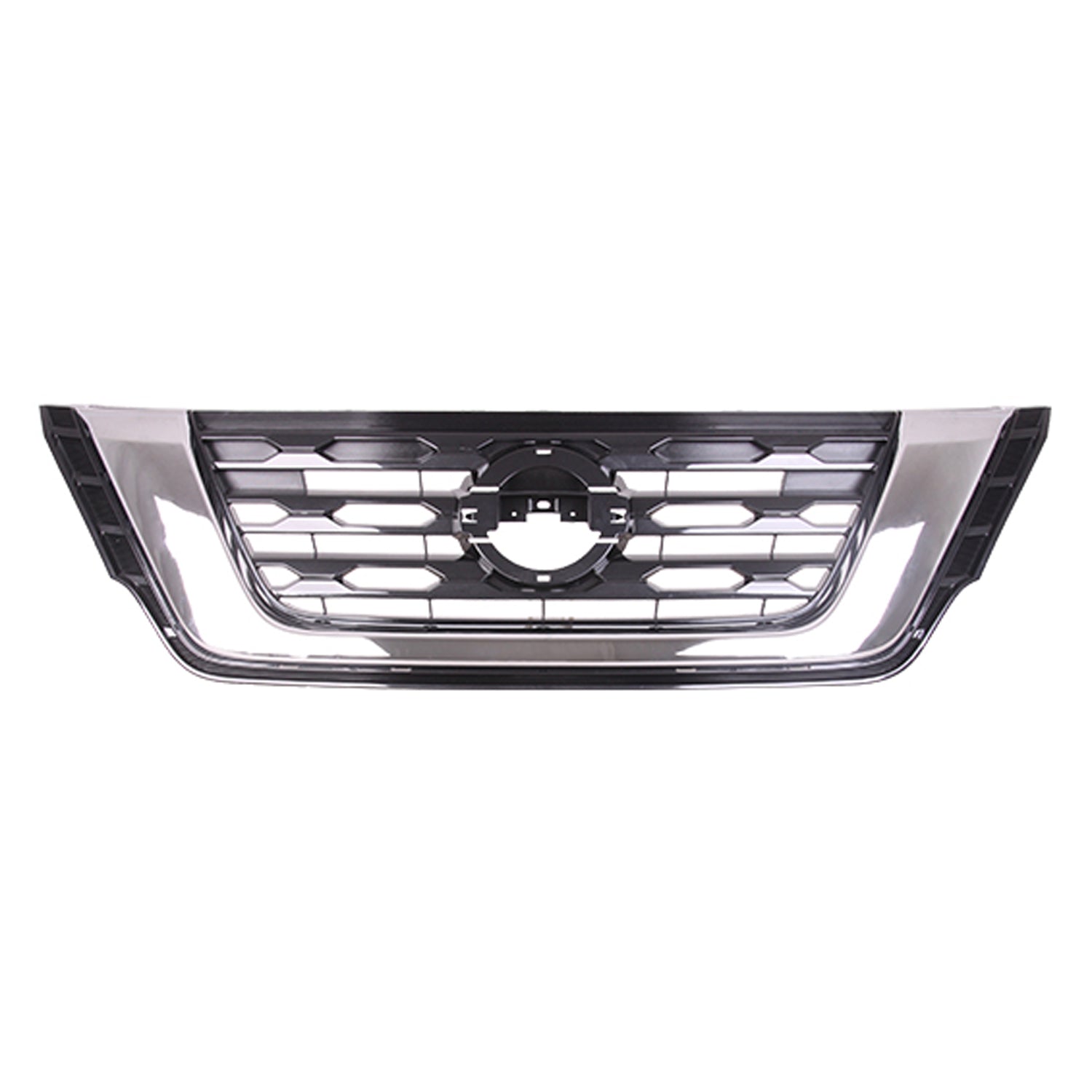 Calandre Nissan Pathfinder 2017-2020, argent métallisé-noir, sans garniture, NI1200296U