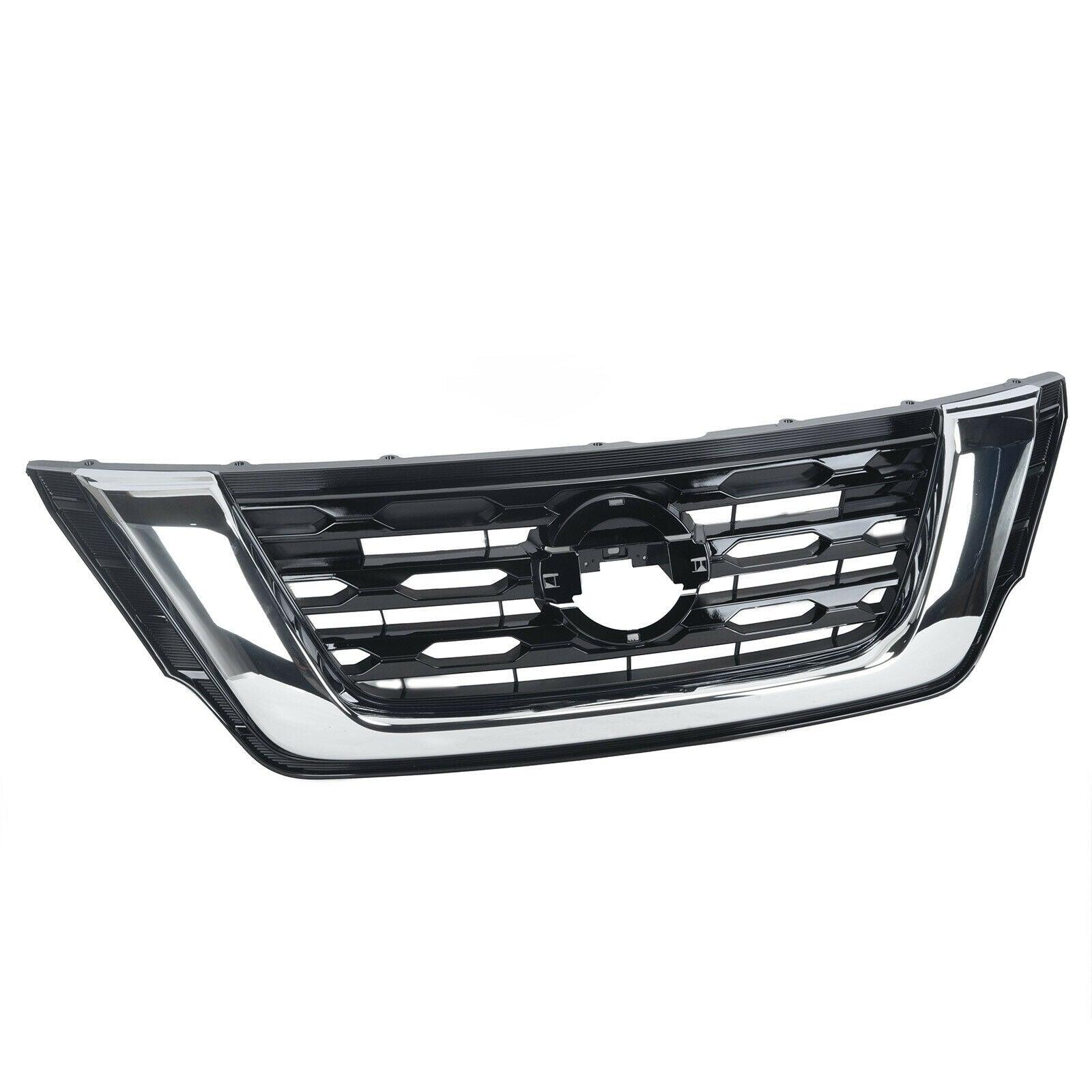 Calandre Nissan Pathfinder 2017-2020, argent métallisé-noir, sans , NI1200296