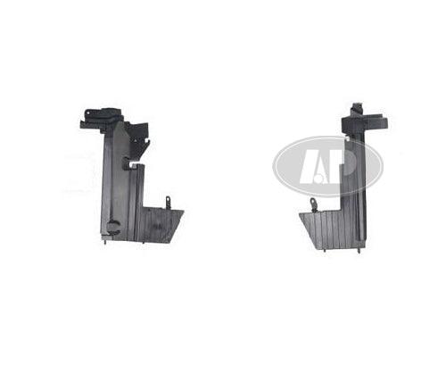 Support de radiateur, guide d'air latéral côté conducteur, Nissan Versa 2007-2011 (sauf berline 2012), NI1225178