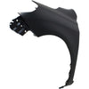 2012-2019 Nissan Versa Sedan Fender Front Driver Side Without Side Lamp Hole Capa
