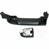 2007-2011 Nissan Versa Door Handle Front Passenger Side Outer Without Smart Entry With Keyhole/Cover Primed Black
