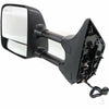 2004-2015 Nissan Titan Mirror Driver Side Power Heated Memory With Big Tow Pkg Chrome For Le Model 04-15/Sl 2014