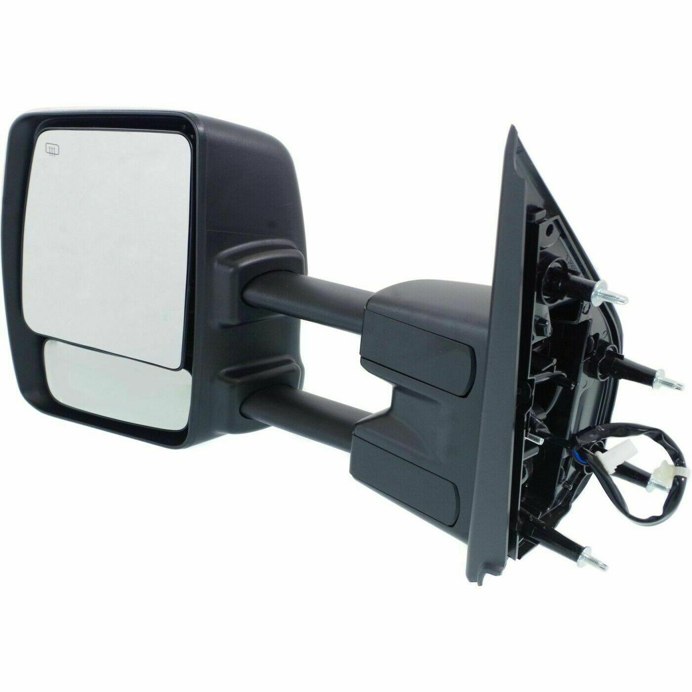 Rétroviseur extérieur côté conducteur pour Nissan NV2500 (2012-2021), électrique, chromé et chauffant, avec attelage, NI1320222