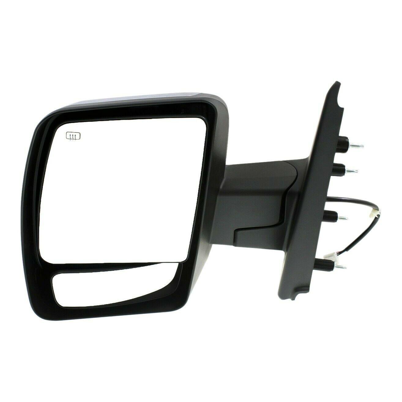 Rétroviseur extérieur côté conducteur Nissan NV1500 2012-2021, électrique, chromé et chauffant, NI1320248