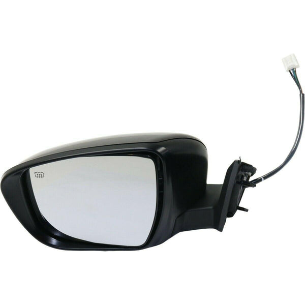 2014-2016 Nissan Rogue Mirror Driver Side Power Heated With Chrome Base/Ptm Cover/Signal Usa Built