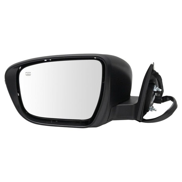 2017-2019 Nissan Rogue Hybrid Mirror Driver Side Power Heated With Signal/Premium Pkg Manual Fold
