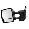 2016-2021 Nissan Titan Xd Mirror Driver Side Power Heated Without Dimming Glass With Blind Spot/Signal/Puddle Lamp/Tow Style