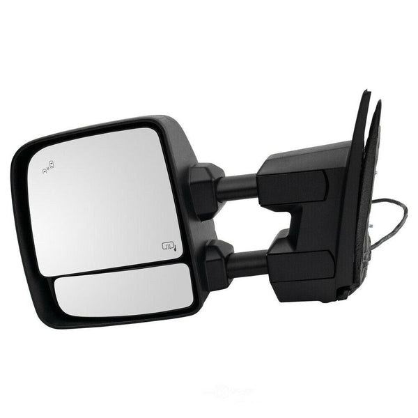 2017-2021 Nissan Titan Mirror Driver Side Power Heated Without Dimming Glass With Blind Spot/Signal/Puddle Lamp/Tow Style